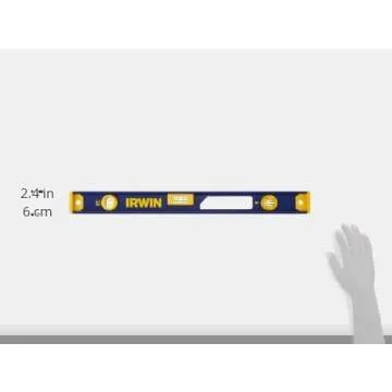 IRWIN 24-Inch Magnetic I-beam Level for Precision