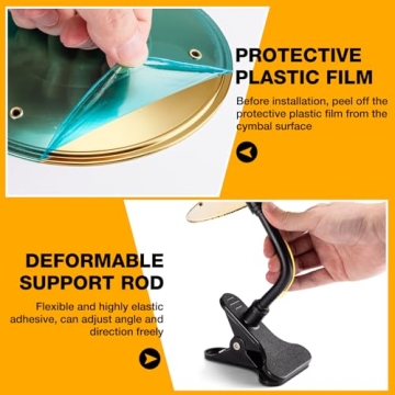 Fun and Affordable Mini Clip-On Desktop Cymbal for Stress Relief