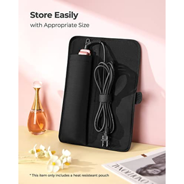 wavytalk Flat Iron Heat Resistant Pouch for Travel & Storage