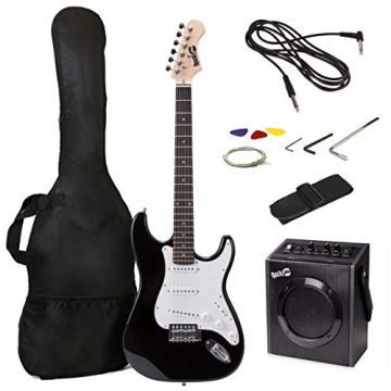 RockJam Electric Guitar Superkit with 10-watt Amp & Online Lessons