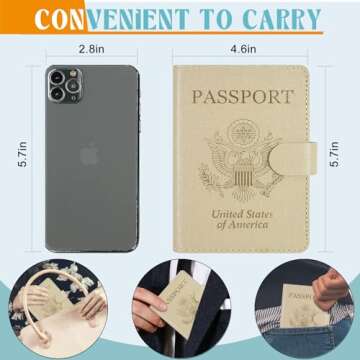 Caweet RFID Passport Holder - Stylish Travel Essential