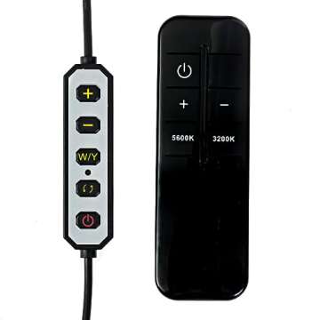 Existing Beauty Lash Light for Eyelash Tech - LED Half Moon Light - Adjustable Brightness Warm to Cool Esthetician Light for Lash Artists - Lash Lamp