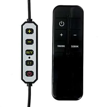 Existing Beauty Lash Light for Eyelash Tech - LED Half Moon Light - Adjustable Brightness Warm to Cool Esthetician Light for Lash Artists - Lash Lamp