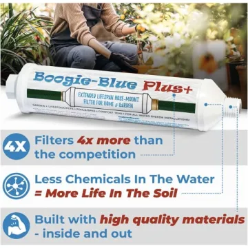 Boogie Blue Plus Water Filter - Removes Chlorine, VOCs and More