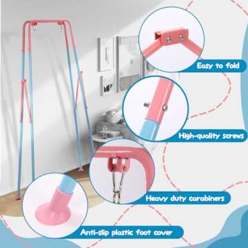 TALECO Gear 3-in-1 Toddler Swing Set for Kids