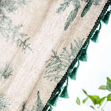 Bohemian Floral Semi-Blackout Curtains for Home Decor