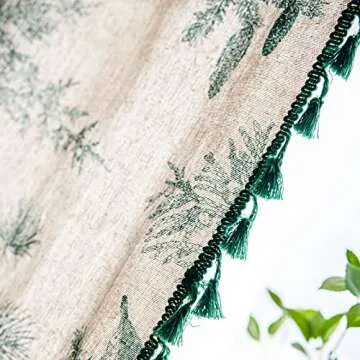 Bohemian Floral Semi-Blackout Curtains for Home Decor