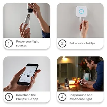 Philips Hue Smart Bulb Starter Kit for Alexa Homekit