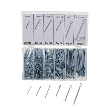 ABN Cotter Pin Key Assortment | 555 Steel Locking Pins