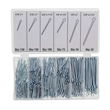 ABN Cotter Pin Key Assortment | 555 Steel Locking Pins