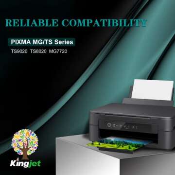 Kingjet Compatible for Canon 270 271 Ink Cartridges Replacement for Canon PGI-270XL CLI-271XL 270XL ...