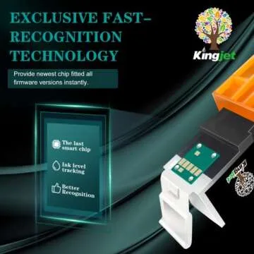 Kingjet Compatible for Canon 270 271 Ink Cartridges Replacement for Canon PGI-270XL CLI-271XL 270XL 271XL Work with Pixma MG7720 TS8020 TS9020 Printer, 18 Pack with Gray for 270XL 271XL Ink