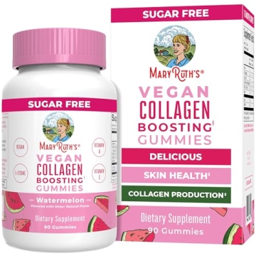 MaryRuth Organics Vegan Collagen for Women & Men, Collagen Boosting Gummies, Skin Care, Lysine, Vita...
