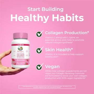 MaryRuth Vegan Collagen Gummies for Skin and Hair Health
