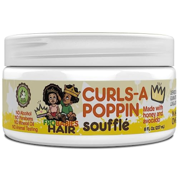 FroBabies Hair Curls-A Poppin Soufflé 8oz - Perfect for Kids' Curls!