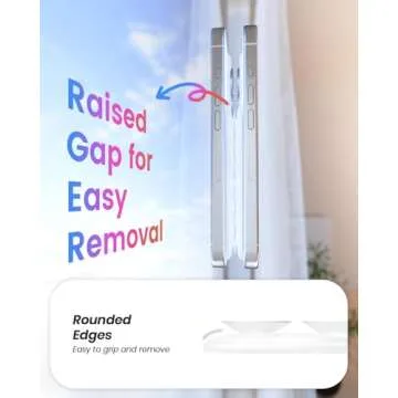 Klearlook Magnetic Suction Phone Mount for MagSafe Case, Removable Sticky Phone Grip Holder for Hands-Free Makeup/Selfie/Live Streaming/Vlog for TikTok & Instagram Influencer/Creator, Transparent