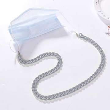 Cren Acrylic Eyeglass Chain Necklace Glasses Holder Strap Cords Eyeglass Lanyard
