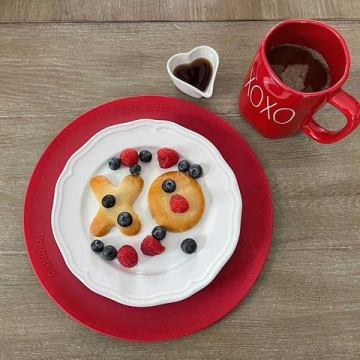 Safe Grabs Silicone Microwave Mat Set BPA Free Heat Resistant