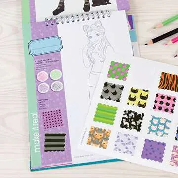 Fashion Design Sketchbook for Girls - Kitty Cat Kit