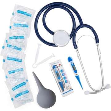 Comprehensive REDDOUDOU Whelping Kit for Puppies & Kittens with Essential Tools