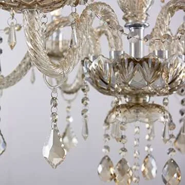 Saint Mossi 6 Light Crystal Chandelier for Elegant Lighting