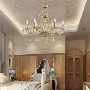 Saint Mossi 6 Light Crystal Chandelier for Elegant Lighting