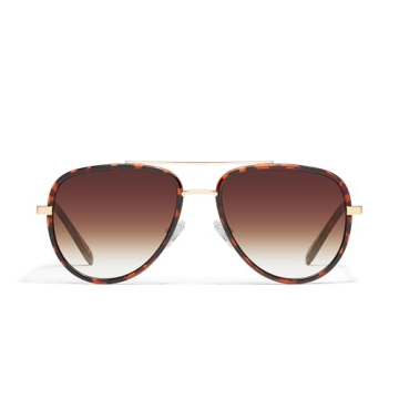 Quay Unisex Aviator Sunglasses – Stylish UV Protection for All Sizes