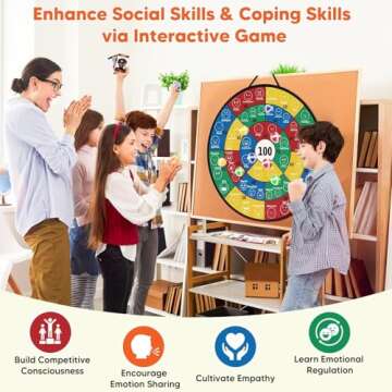 Garybank Emotional Games for Kids - Social Skills Darts