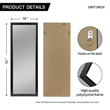 NeuType 43x16 Full Length Mirror Shatterproof Stylish