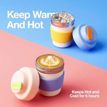 CHAKO LAB Insulated 14 OZ Travel Coffee Mug for All