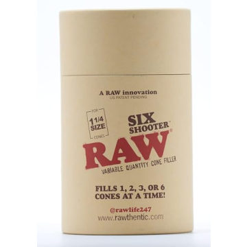 RAW Six Shooter for Effortless Cone Filling - 1 to 6 Cones!