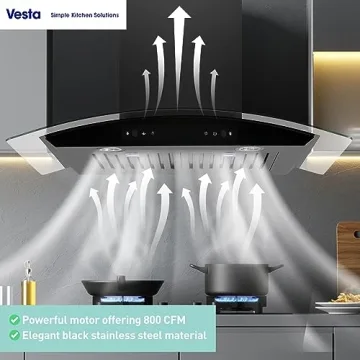 VESTA 30" Stainless Steel Wall Mounted Range Hood