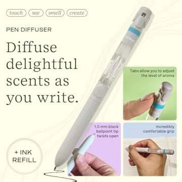 Lifelines Pen Diffuser - Crisp Mountain Air Scented Aromatherapy Writing Tool