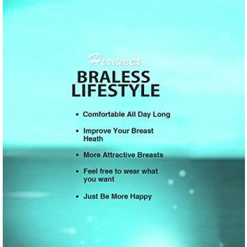 Hiramex Nippleless Covers, Silicone Breast Lift Reusable Breast Pasties Petals (Pink)