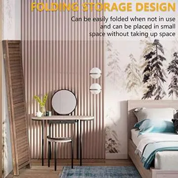 Elegant 3-Panel Room Divider for Privacy and Style
