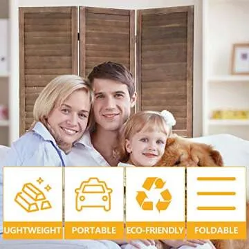 Elegant 3-Panel Room Divider for Privacy and Style