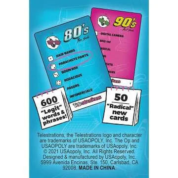 Telestrations 80s/90s Expansion Pack for Fun Parties