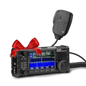 Xiegu X6100 HF Radio Transceiver - 10W SDR with Bluetooth and 4" Color Screen