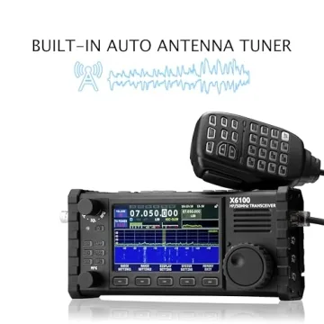 Xiegu X6100 SDR Radio Transceiver with 4" LCD Screen