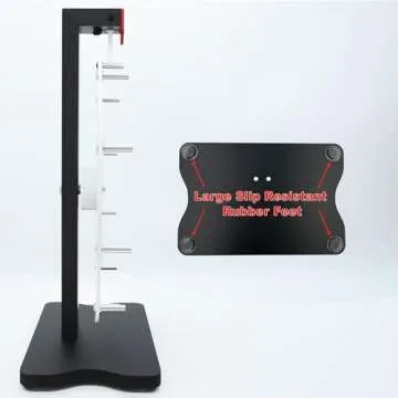 Whirl of Fun 12 inch Prize Wheel - Spinning Wheel for Prizes with Stand, 10 Color Slots, Heavy Duty, Dry Erase Surface, Portable, Carnival Games, Tools Marker Included, Made in USA