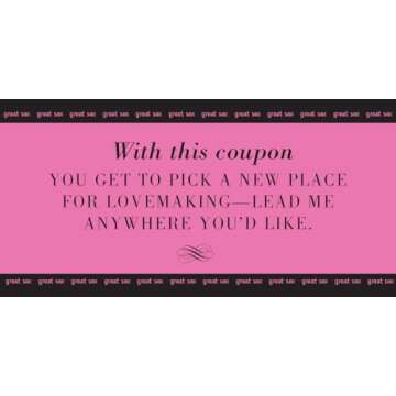Great Sex Coupons: Romantic Love Coupons for Couples (Sexy Anniversary Gift for Husband/Wife, Boyfriend/Girlfriend, Partner)