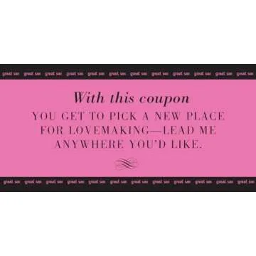 Great Sex Coupons: Romantic Love Coupons for Couples (Sexy Anniversary Gift for Husband/Wife, Boyfriend/Girlfriend, Partner)