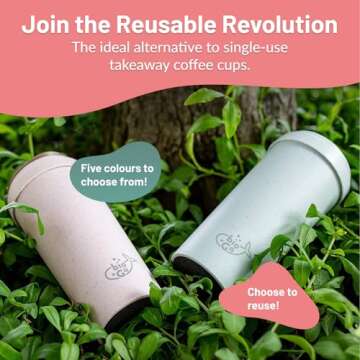 bioGo Travel Coffee Cup - Eco-Friendly Travel Mug