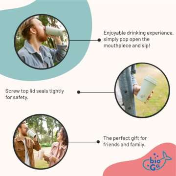 bioGo Travel Coffee Cup - Eco-Friendly Travel Mug