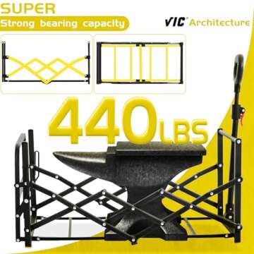 VIC Collapsible Folding Wagon - Extra Long & Heavy Duty