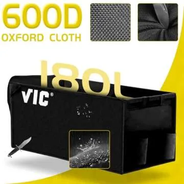 VIC Collapsible Folding Wagon - Extra Long & Heavy Duty