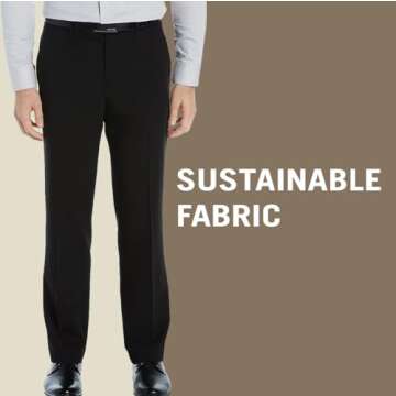 Perry Ellis Men's Stretch Dress Pant - Modern Fit