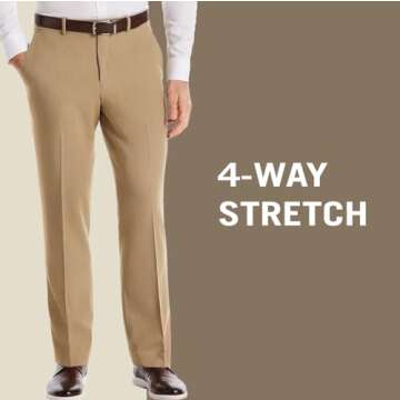 Perry Ellis Men's Stretch Dress Pant - Modern Fit