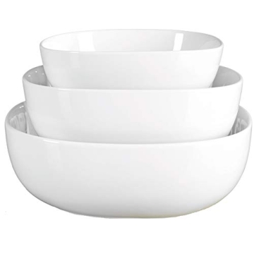 Denmark White Porcelain Bowl Set | Chip Resistant