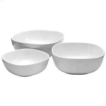 Denmark White Porcelain Bowl Set | Chip Resistant